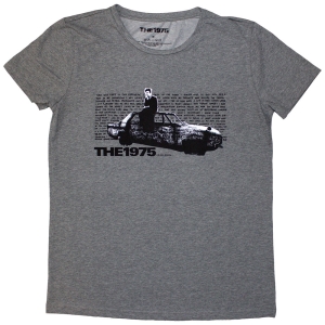 The 1975 - Car Photo Lady Grey T-Shirt ryhmässä MERCHANDISE / T-paita / Pop-Rock @ Bengans Skivbutik AB (5587242r)