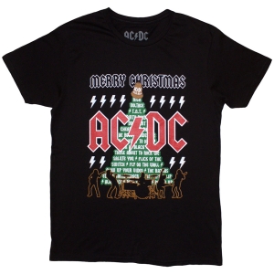 Ac/Dc - Merry Christmas Uni Bl T-Shirt ryhmässä MERCHANDISE / T-paita / Hårdrock @ Bengans Skivbutik AB (5587244r)