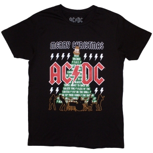 Ac/Dc - Merry Christmas Uni Bl T-Shirt ryhmässä MERCHANDISE / T-paita / Heavy Metal @ Bengans Skivbutik AB (5587244r)
