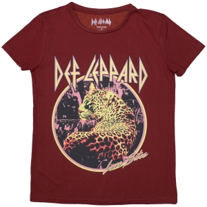 Def Leppard - Love Bites Lady Red T-Shirt ryhmässä MERCHANDISE / T-paita / Hårdrock @ Bengans Skivbutik AB (5587259r)