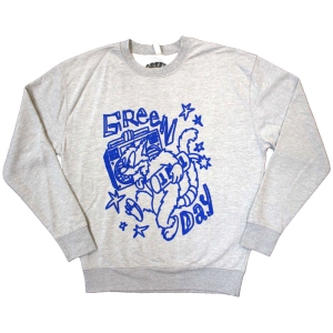 Green Day - Cat Blaster Uni Grey Sweatshirt ryhmässä MERCHANDISE / Hupparit / Punk @ Bengans Skivbutik AB (5587270r)