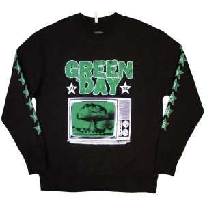 Green Day - Tv Explosion Uni Bl Sweatshirt ryhmässä MERCHANDISE / Hupparit / Punk @ Bengans Skivbutik AB (5587273r)