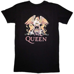 Queen - Classic Crest Lady Bl T-Shirt Dress ryhmässä MERCHANDISE / T-paita / Nyheter / Pop-Rock @ Bengans Skivbutik AB (5587395r)