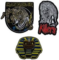 Iron Maiden - Patch 3 Set (Killers, Powerslave, N ryhmässä MERCHANDISE / Accessoarer / Kommande / Hårdrock @ Bengans Skivbutik AB (5588096)