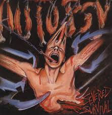 Autopsy - Split Seams/Vikt Hörn Severed Survival (Vinyl) ryhmässä -Start Split @ Bengans Skivbutik AB (5588324)