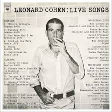 Cohen Leonard - Split Seams/Vikt Hörn Leonard Cohen: Live Songs ryhmässä -Start Split @ Bengans Skivbutik AB (5588463)