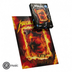 Metallica - Jigsaw Puzzle 1000 Pieces - Fire Demon ryhmässä MERCHANDISE / Merch / Hårdrock @ Bengans Skivbutik AB (5589203)