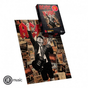 Ac/Dc  - Jigsaw Puzzle 1000 Pieces - Angus Collage ryhmässä MERCHANDISE / Merch / Hårdrock @ Bengans Skivbutik AB (5589204)