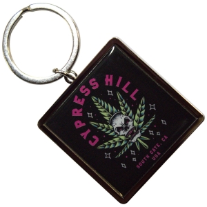 Cypress Hill - Leaf Skull Keychain ryhmässä MERCHANDISE / Merch / Nyheter / Hip Hop-Rap @ Bengans Skivbutik AB (5589220)