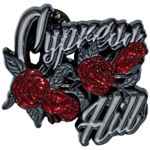 Cypress Hill - Roses Logo Pin Badge ryhmässä MERCHANDISE / Merch / Nyheter / Hip Hop-Rap @ Bengans Skivbutik AB (5589223)