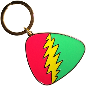 Grateful Dead - Red/Green Plectrum Keychain ryhmässä MERCHANDISE / Merch / Nyheter / Pop-Rock @ Bengans Skivbutik AB (5589226)