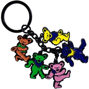 Grateful Dead - Dancing Bears Charms Keychain ryhmässä MERCHANDISE / Merch / Nyheter / Pop-Rock @ Bengans Skivbutik AB (5589232)