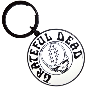 Grateful Dead - Steal Your Face Mono Black Keychain ryhmässä MERCHANDISE / Merch / Nyheter / Pop-Rock @ Bengans Skivbutik AB (5589235)