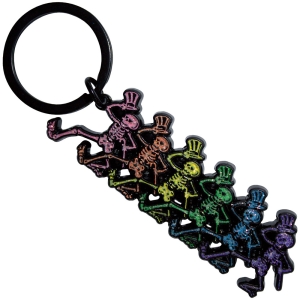 Grateful Dead - Dancing Skeletons Keychain ryhmässä MERCHANDISE / Merch / Nyheter / Pop-Rock @ Bengans Skivbutik AB (5589243)