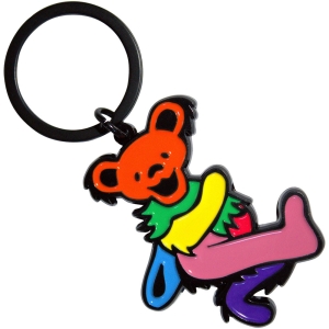 Grateful Dead - Pink Body Dancing Bear Keychain ryhmässä MERCHANDISE / Merch / Nyheter / Pop-Rock @ Bengans Skivbutik AB (5589248)