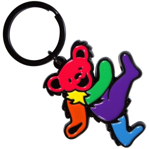 Grateful Dead - Purple Body Dancing Bear Keychain ryhmässä MERCHANDISE / Merch / Nyheter / Pop-Rock @ Bengans Skivbutik AB (5589249)