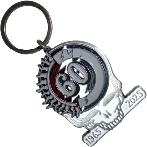 Grateful Dead - 60Th Anniversary Skull Keychain ryhmässä MERCHANDISE / Merch / Nyheter / Pop-Rock @ Bengans Skivbutik AB (5589251)