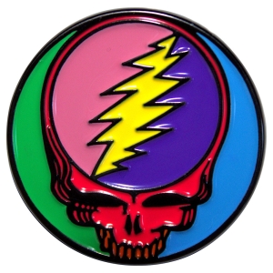 Grateful Dead - Multicoloured Steal Your Face Pin Badge ryhmässä MERCHANDISE / Merch / Nyheter / Pop-Rock @ Bengans Skivbutik AB (5589253)