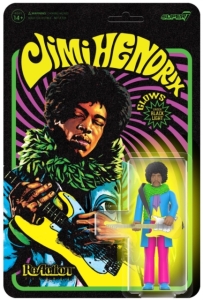 Jimi Hendrix - Jimi Hendrix Reaction Figures - Jimi Hendrix Blacklight (Are You Experienced) ryhmässä MERCHANDISE / Merch / Pop-Rock @ Bengans Skivbutik AB (5589747)