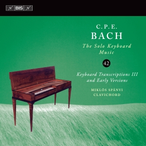 Bach Cpe - Solo Keyboard Music, Vol. 42 ryhmässä CD / Kommande / Klassiskt @ Bengans Skivbutik AB (5589824)