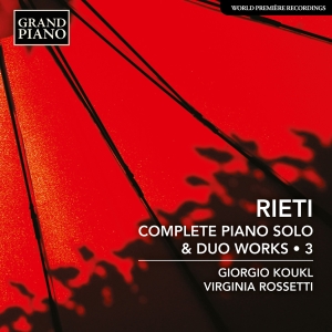 Vittorio Rieti - Complete Piano Solo & Duo Works, Vo ryhmässä CD @ Bengans Skivbutik AB (5589857)