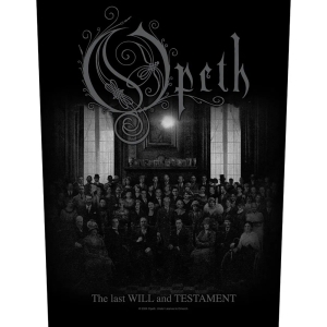 Opeth - The Last Will And Testament Back Patch ryhmässä MERCHANDISE / Merch / Nyheter / Hårdrock @ Bengans Skivbutik AB (5590298)