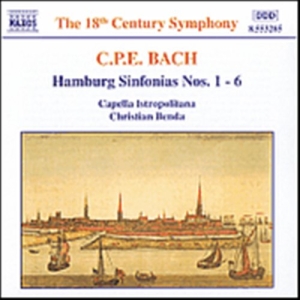 Bach Carl Philipp Emanuel - Hamburg Sinfonies 1-6 ryhmässä Externt_Lager / Naxoslager @ Bengans Skivbutik AB (560382)