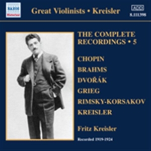 Fritz Kreisler - Solo Recordings Vol 5 ryhmässä ME SUOSITTELEMME / Joululahjavinkki: CD @ Bengans Skivbutik AB (563273)