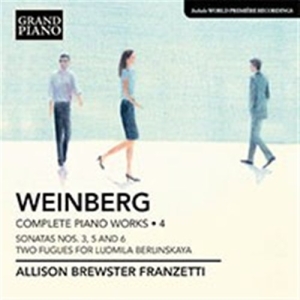 Weinberg - Piano Works Vol 4 ryhmässä ME SUOSITTELEMME / Joululahjavinkki: CD @ Bengans Skivbutik AB (568680)