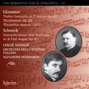 Glazunov / Schoeck - Romantic Violin Concerto Vol 14 ryhmässä CD @ Bengans Skivbutik AB (568694)