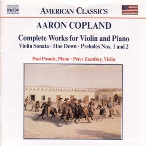 Copland Aaron - Kompletta Verk För Violin & Pi ryhmässä Externt_Lager / Naxoslager @ Bengans Skivbutik AB (573268)