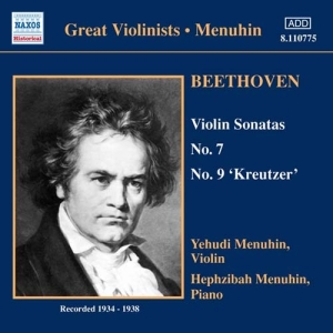 Beethoven Ludwig Van - Violin Sonatas - Menuhin ryhmässä Externt_Lager / Naxoslager @ Bengans Skivbutik AB (575346)