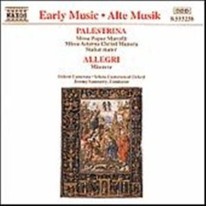 Allegri/Palestrina - Palestrina/Allegri Choral Work ryhmässä ME SUOSITTELEMME / Joululahjavinkki: CD @ Bengans Skivbutik AB (580488)