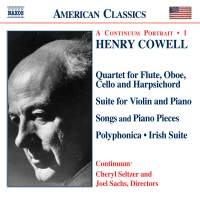 Cowell Henry - Piano Chamber & Vocal Works 1 ryhmässä Externt_Lager / Naxoslager @ Bengans Skivbutik AB (580623)