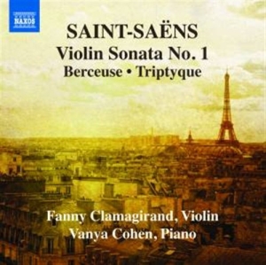 Saint-Saens - Works For Violin And Piano Vol 1 ryhmässä Externt_Lager / Naxoslager @ Bengans Skivbutik AB (581180)