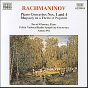 Rachmaninov Sergej - Piano Concertos Nos 1 & 4 ryhmässä Externt_Lager / Naxoslager @ Bengans Skivbutik AB (581850)