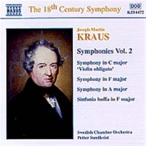 Kraus Joseph Martin - Symphony Vol 2 ryhmässä Externt_Lager / Naxoslager @ Bengans Skivbutik AB (584342)