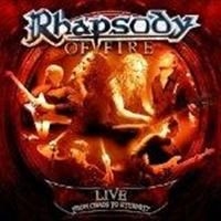 RHAPSODY OF FIRE - LIVE - FROM CHAOS TO ETERNITY ryhmässä CD / Hårdrock @ Bengans Skivbutik AB (585253)