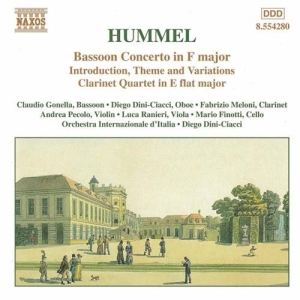 Hummel Johann Nepomuk - Bassoon Concerto ryhmässä ME SUOSITTELEMME / Joululahjavinkki: CD @ Bengans Skivbutik AB (585397)