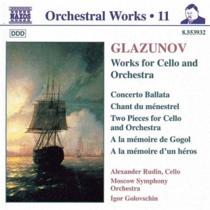 Glazunov Alexander - Works For Cello & Orchestra ryhmässä Externt_Lager / Naxoslager @ Bengans Skivbutik AB (586684)