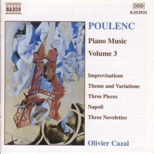 Poulenc Francis - Piano Music Vol 3 ryhmässä ME SUOSITTELEMME / Joululahjavinkki: CD @ Bengans Skivbutik AB (589619)