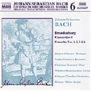 Bach Johann Sebastian - Brandenburg Concertos I ryhmässä Externt_Lager / Naxoslager @ Bengans Skivbutik AB (590955)