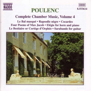 Poulenc Francis - Complete Chamber Music Vol 4 ryhmässä ME SUOSITTELEMME / Joululahjavinkki: CD @ Bengans Skivbutik AB (593773)