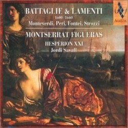 Monteverdi/Peri/Fontei Strozz - Battaglie E Lamenti 1600-1660 ryhmässä Externt_Lager / Naxoslager @ Bengans Skivbutik AB (594336)