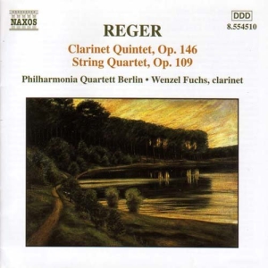 Reger Max - Clarinett Quintet/String Quart ryhmässä Externt_Lager / Naxoslager @ Bengans Skivbutik AB (594470)