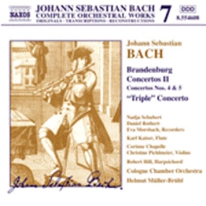 Bach Johann Sebastian - Brandenburg Concertos Ii ryhmässä Externt_Lager / Naxoslager @ Bengans Skivbutik AB (595585)