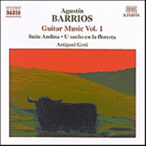 Barrios Mangore Agustin - Guitar Music Vol 1 ryhmässä ME SUOSITTELEMME / Joululahjavinkki: CD @ Bengans Skivbutik AB (598356)