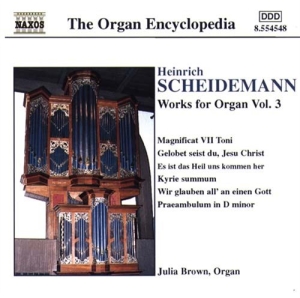 Scheidemann Heinrich - Works For Organ Vol 3 ryhmässä Externt_Lager / Naxoslager @ Bengans Skivbutik AB (599586)