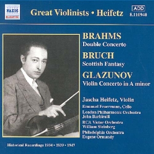 Brahms/Bruch/Glazunov - Great Violinists ryhmässä Externt_Lager / Naxoslager @ Bengans Skivbutik AB (599601)