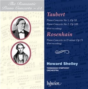 Taubert / Rosenhain - Romantic Piano Concerto Vol 51 ryhmässä Externt_Lager / Naxoslager @ Bengans Skivbutik AB (601011)